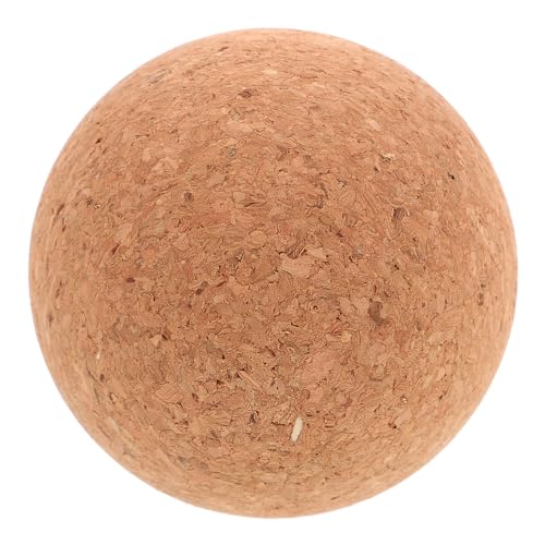 NOLITOY pelota de yoga de raquetbol rodillo de masaje palo de masaje fútbol de espuma masaje puntiagudo bola de masaje bola de rodillos bola rodante astillas de corcho Brown