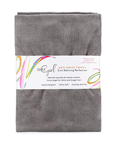 Curly Girl Towel for Women with Curls, Anti-Frizz, Absorbent, Fast Drying, Curly Hair, Microfiber...