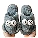 UKKO Pantofole da casa Pantofole da Uomo Pantofole Interne in Peluche Invernali da Donna Paio Scarpe da casa Pantofole morbide-Blue Child,40-41 (Fits 39-40)