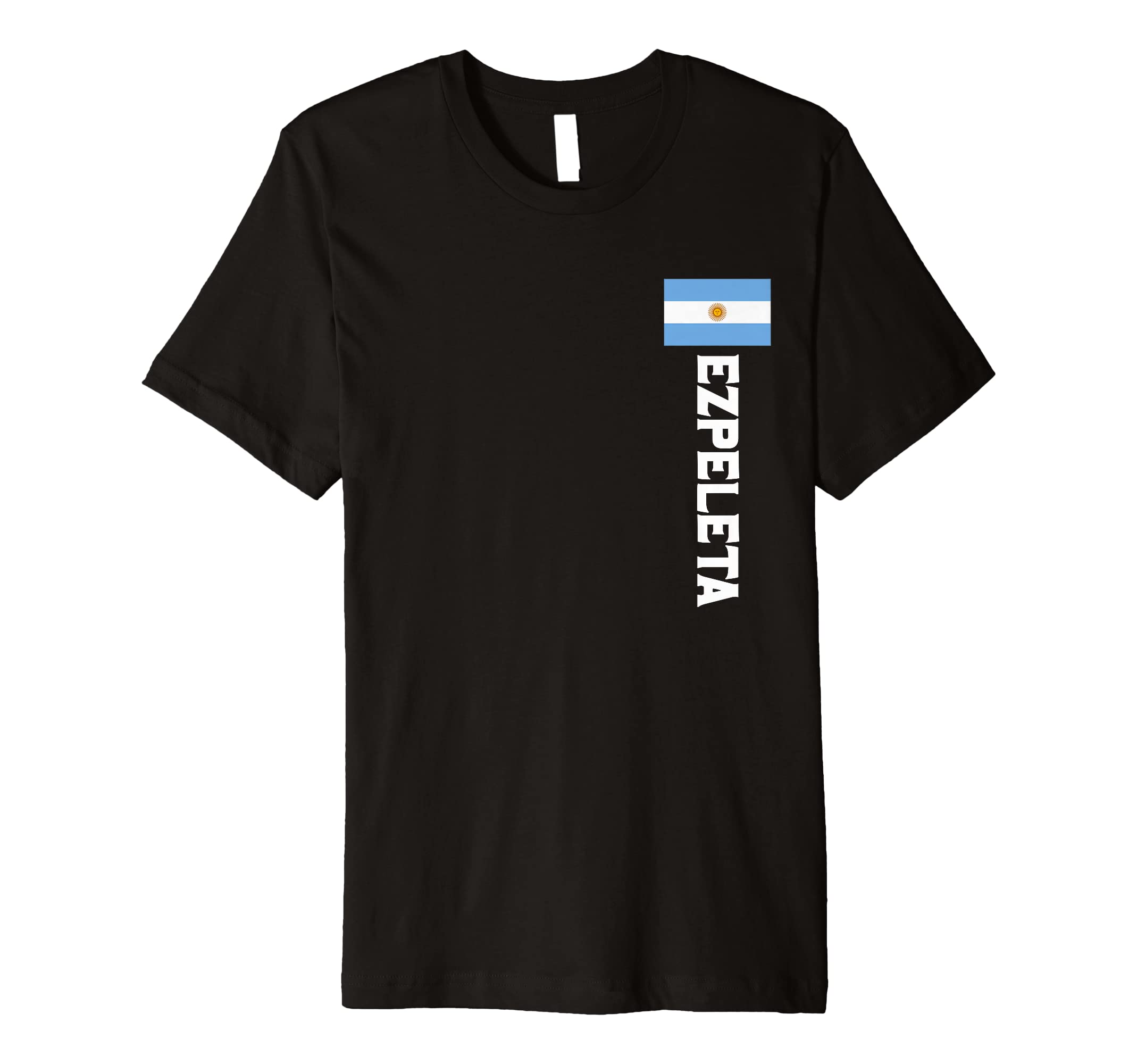 Ezpeleta Argentina Flag Emblem Escudo Bandera Premium T-Shirt