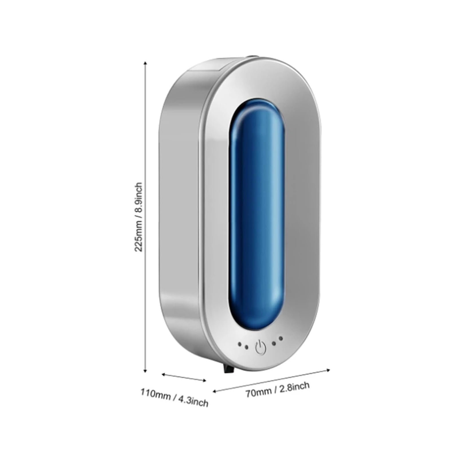 Dispensador automático de jabón con sensor de movimiento, soporte de pared, 700 ml, sin contacto para jabón líquido y gel