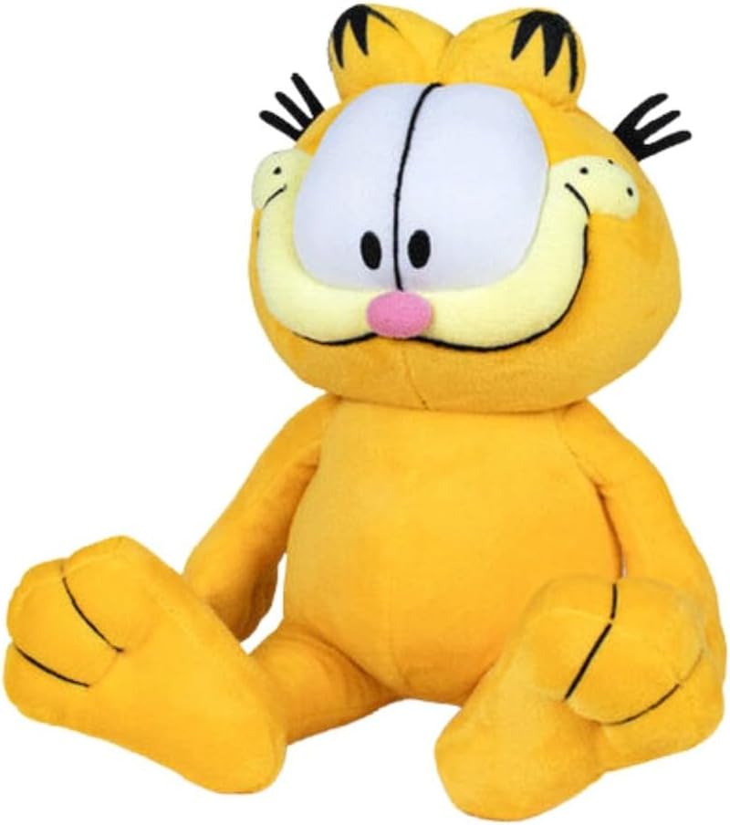 Play by Play GARFIELD EMOJI CUTE Plush Sitting Cat from The Garfield Movie – Height 20 cm (16 cm) (Classic)