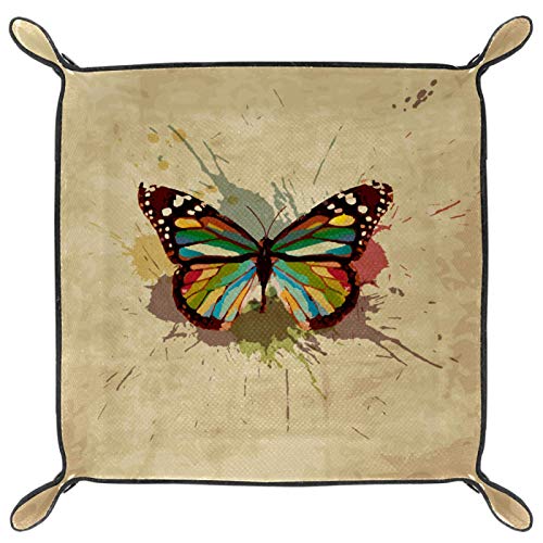 HOHOHAHA Bandeja plegable de piel sintética para guardar relojes y jo