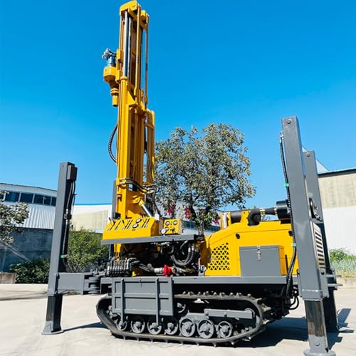 Crawler Hydraulic Water Well Drilling Rig 300m with Mud Pump