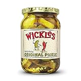 Wickles Pickles Original Pickles (6 Pack) - Spicy Garlic Pickles - Sweet & Hot Pickle Slices - Sweet, Slightly Spicy, Wickedly Delicious (16 oz Each)