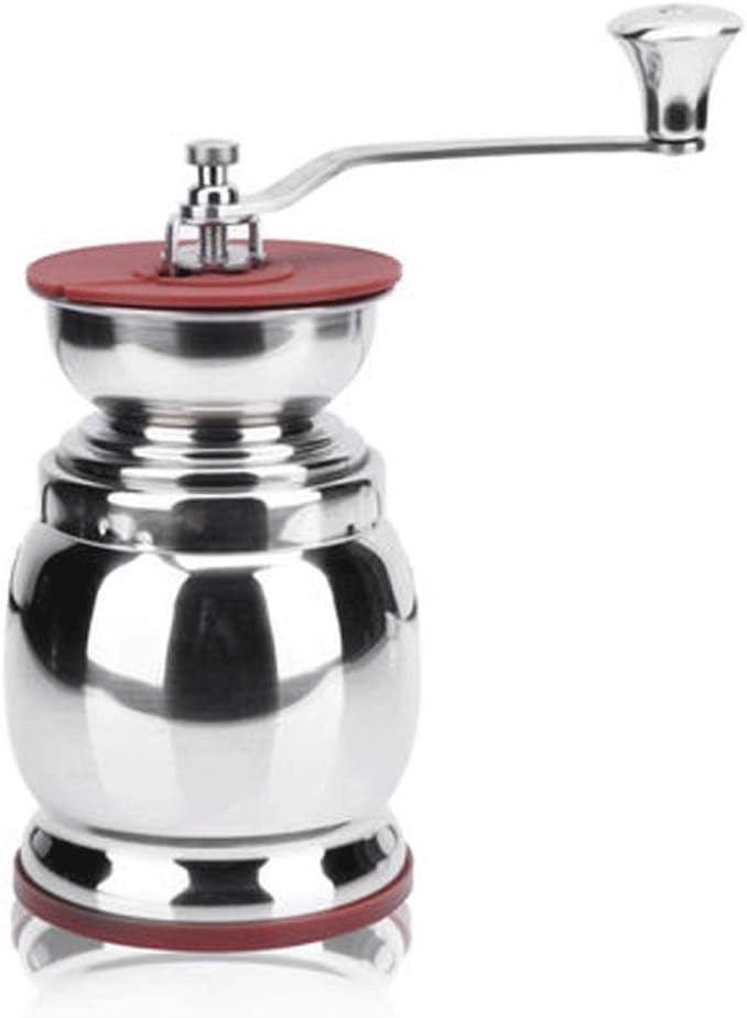 Household Super Smoothly Manual Coffee Grinder, Seconds Easy Grinding Upgrade with Bearing Stable Grinding, Adjustable