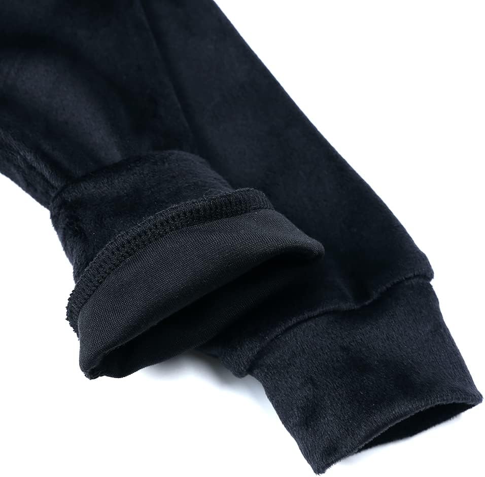 MYGBCPJS Boys Girls 2 Pcs Velvet Sweat Suit Outfits Toddler Kids Long Sleeve Pullover Hoodie + Elastic Waist Sweatpants Set - Image 4