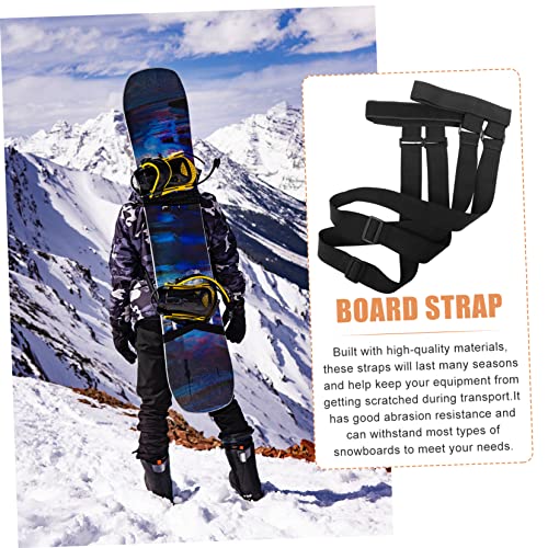 WHAMVOX Alça De Ombro Para Snowboard Cinto Ajustável Acessórios Para Skate Alça Para Prancha De Remo