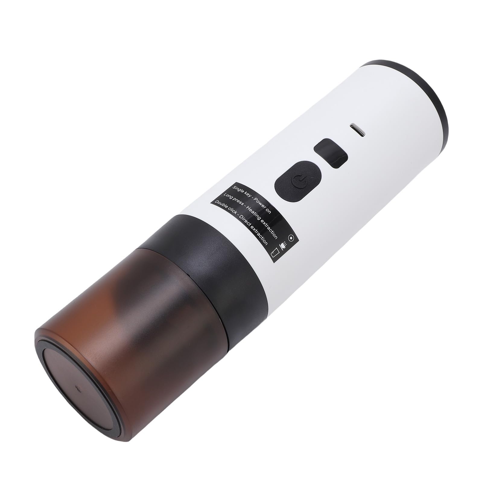 Cápsulas Automática Portátil para Viajes en Casa, Aventuras Al Aire Libre, Acero Inoxidable 304, Carga USB