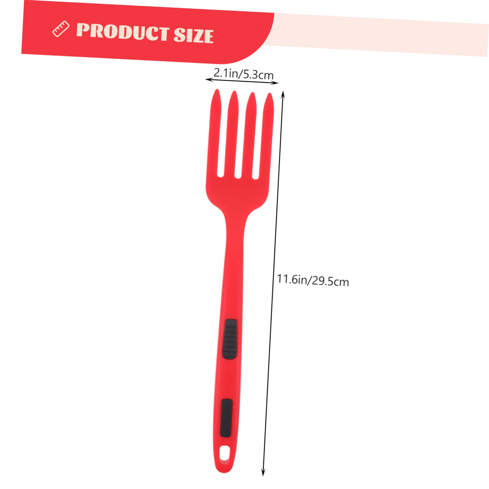 LALADEFIEE Homemade Pasta Tools Silicone Cooking Forks Multi-function Fork Ergonomic Design Nonstick Safe for