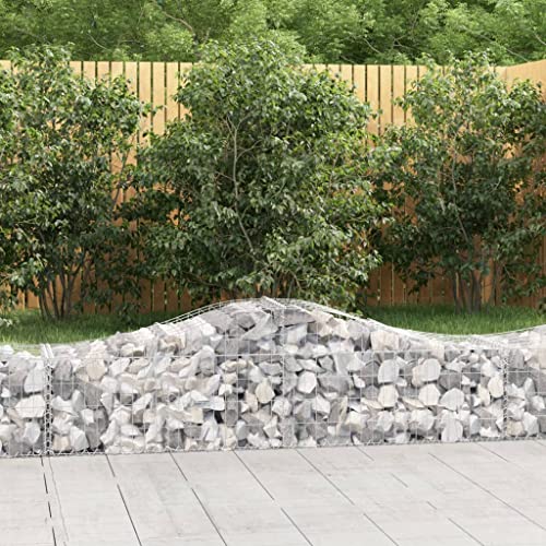 XHNIFBN Gabion Basket Set of 2 Large 78.7 x 78.7