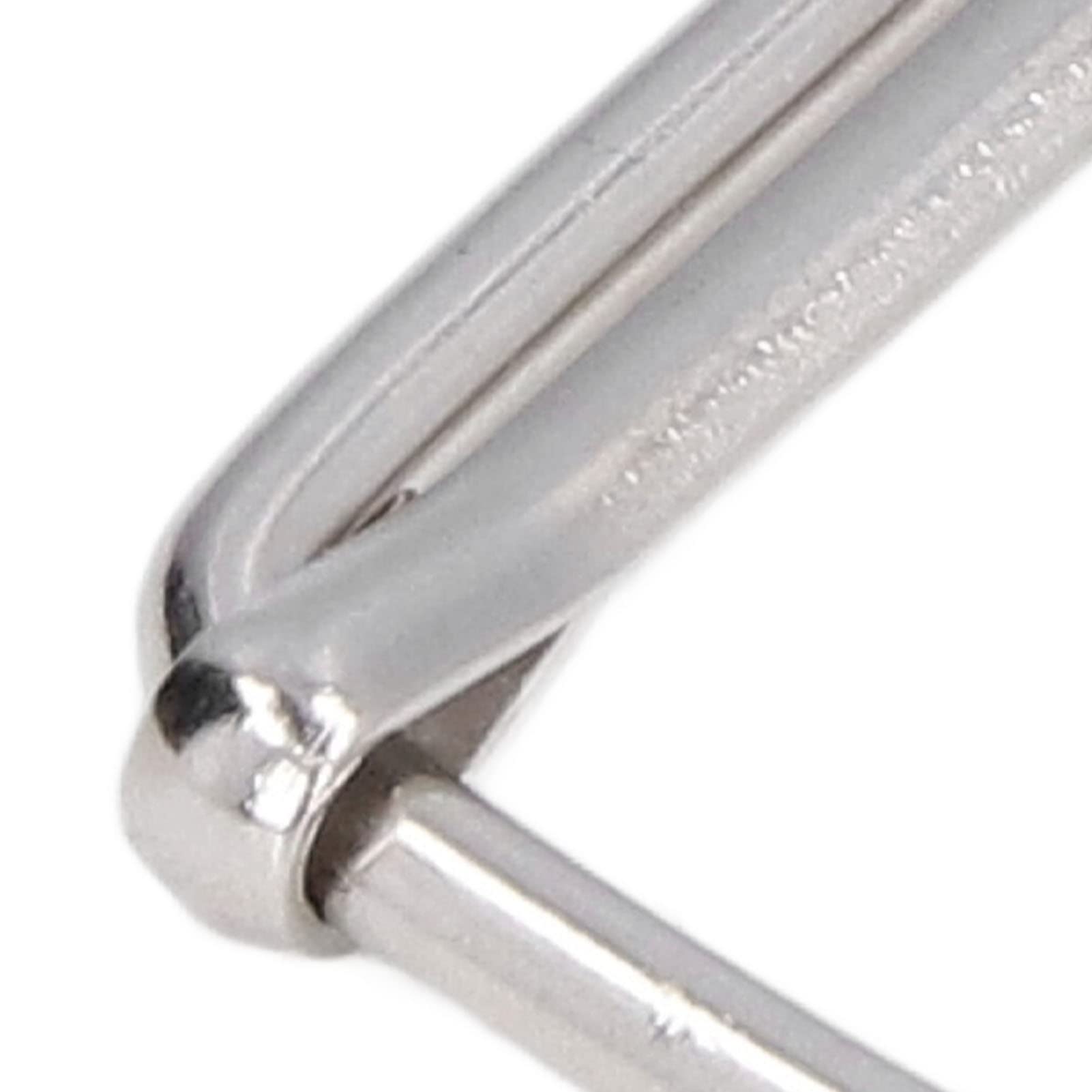 50 Pezzi Fibbia Scorrevole Regolabile in Metallo 2,8/3 mm Cinturini con Fibbia Rettangolare Cinturini Hardware Sostituire Fibbie di Ferro per Abbigliamento Borsa Fai da Te(3x32x15mm)
