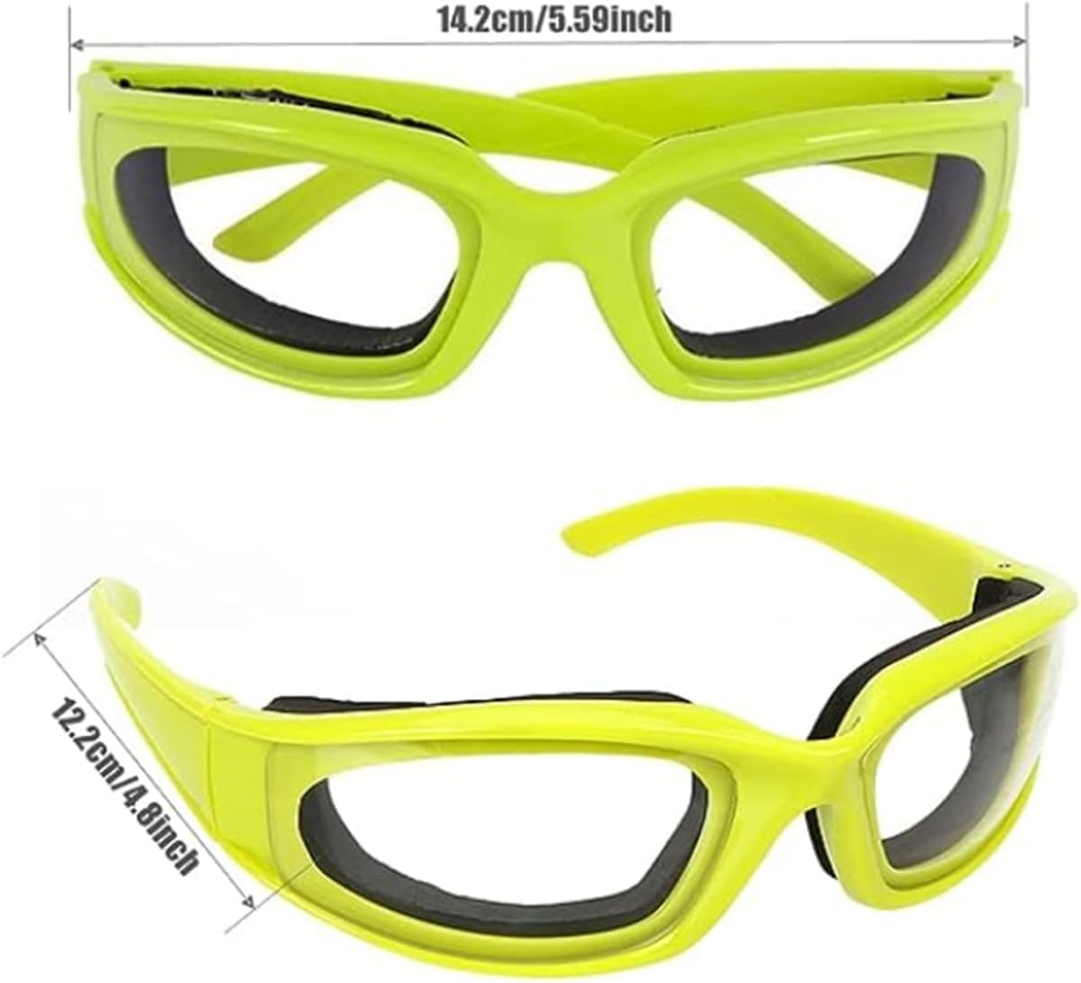 ZHjuju Onion Goggles,Tearless Glasses Eye Protect Durable Windproof Dustproof Eyes Protector Anti-splash Tearless Glasses for Cooking Biking Kitchen for Women Men Home Kitchen Purple - Image 2