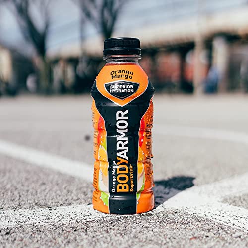 HOT BARGAINS BODYARMOR Sports Drink Sports Beverage, Natural Flavours With Vitamins, Potassium-Packed Electrolytes, Low Calorie BODY ARMOR Drink (Orange Mango)