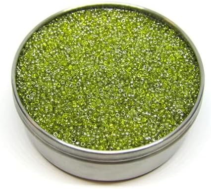 8.82oz Rocailles PRECIOSA Seed Beads 10/0 (Approx. 2.3 mm), Mix of Yellow and Silver Metals