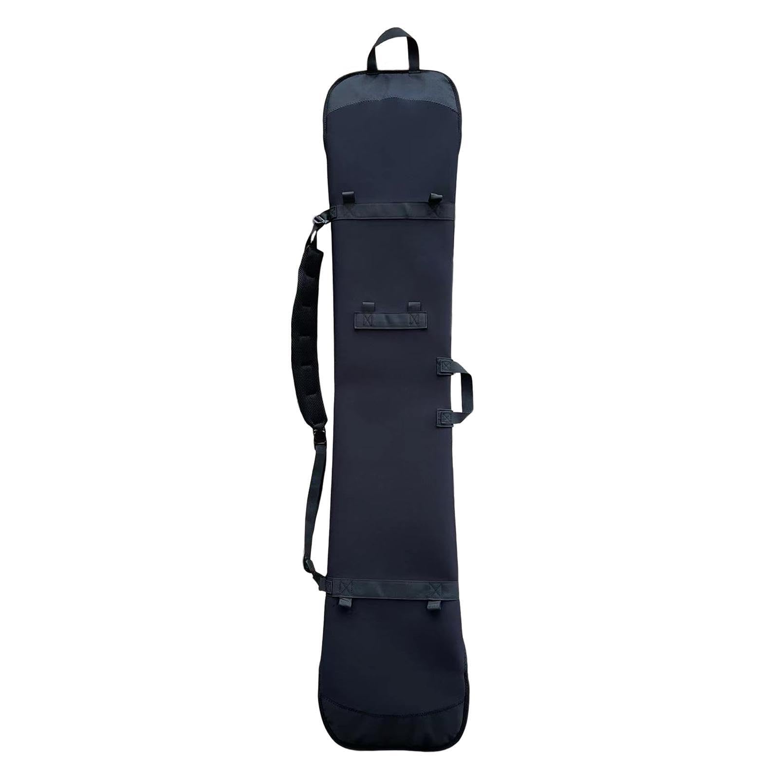 Housse de Snowboard, Valise de Transport pour équipement de Ski, Sac de Rangement de Voyage, Housse élastique imperméable en néoprène, Fixations de Snowboard, Leash,