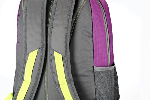 Bipra 15.6 Inch Laptop Bag Backpack Purple Suitable For 15.6 Inch Laptops, Netbook Computers, With Pockets #TOP3