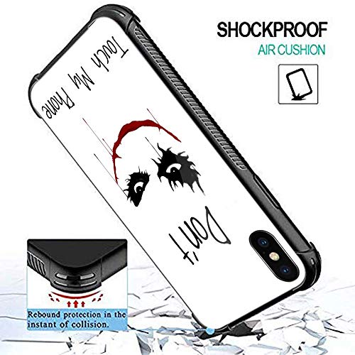 Iphone Xr Case,Don't Touch My Phone Smeil Iphone Xr Cases For Men Boys,Shockproof Anti-Scratch Soft Tpu Pattern Design Case For Apple Iphone Xr 6.1-Inch Don't Touch My Phone Smeil #TOP2