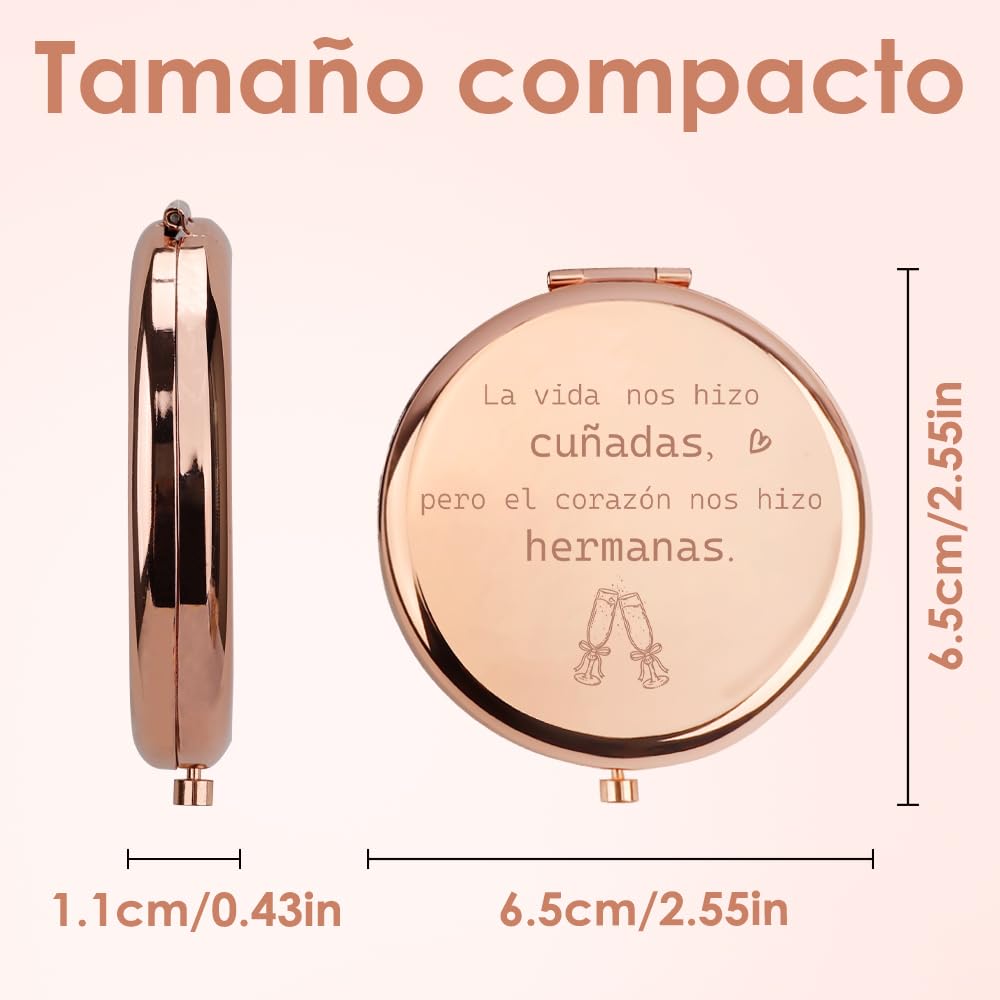 Regalo para Cuñada Espejos Compactos Original