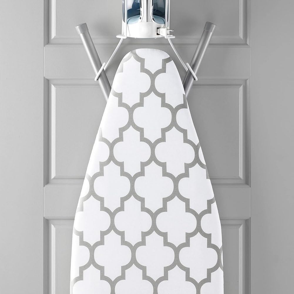 Funda para tabla de planchar de algodón extragruesa, acolchada y resistente al calor, protector de repuesto para planchar sin esfuerzo, 137 x 38 cm