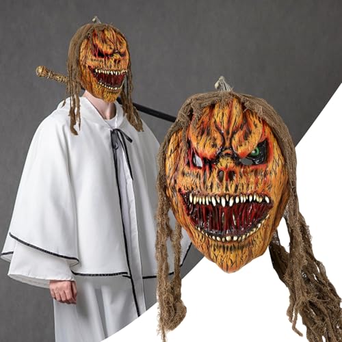 Costume de citrouille effrayant avec accessoires de cosplay de qualité - 7