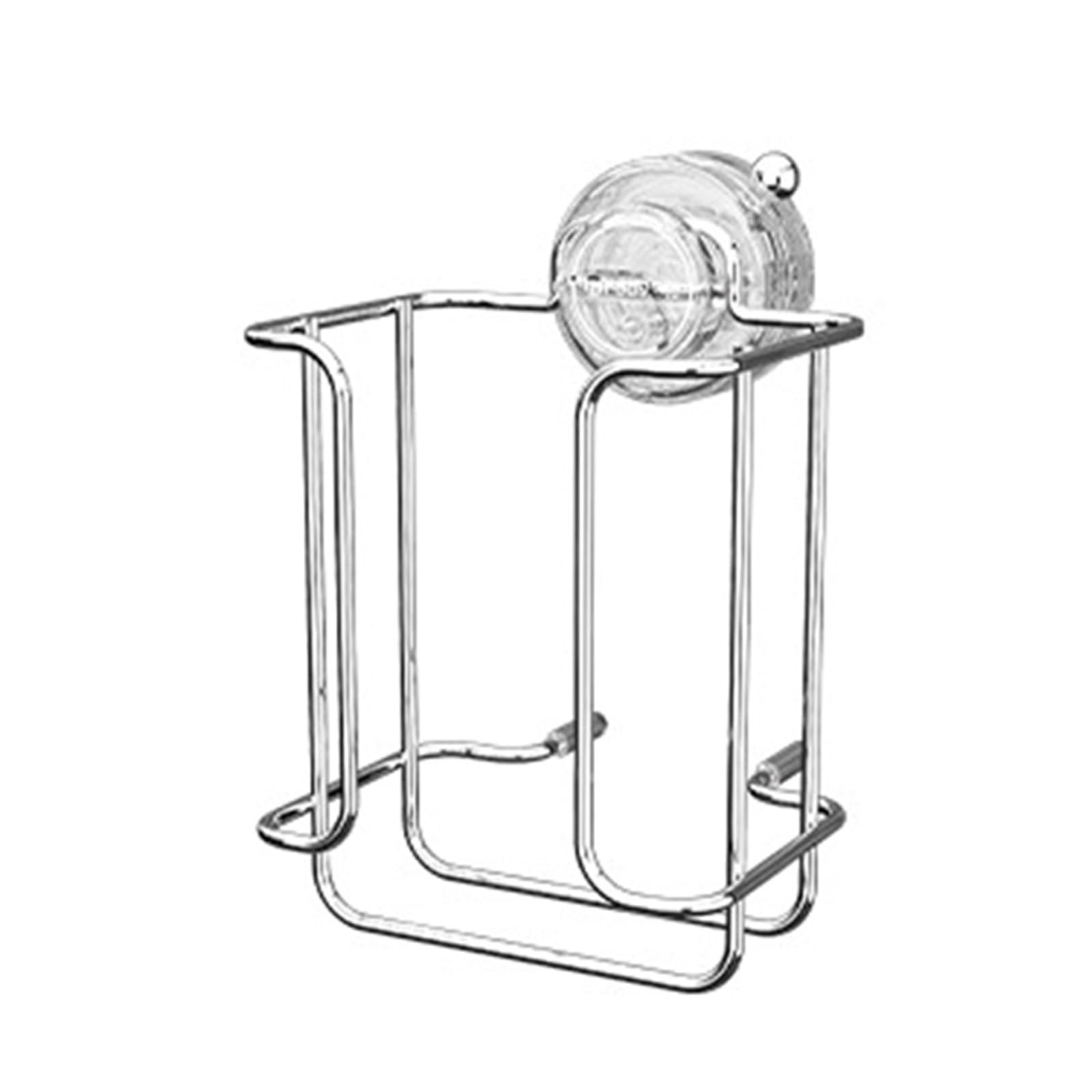 MICFENY Versatile Bathroom Tissue Rack Suction Cup Holder Wall Mounted Tissue Box for Bathroom and Kitchen Storage