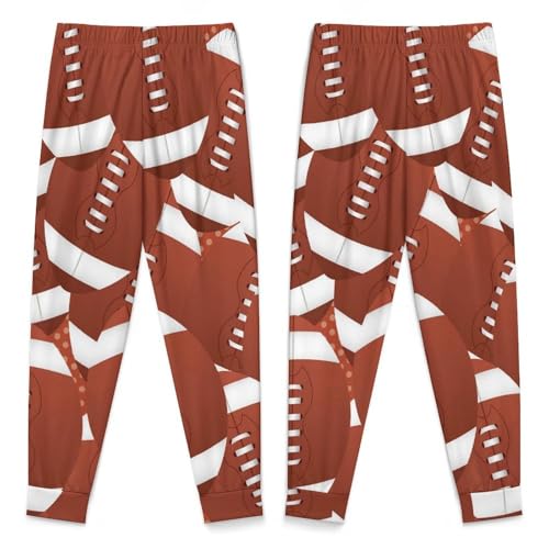 American Football PatternChildren's Home Pajamas, Simple And Versatile, Suitable for Daily Wear130CM3