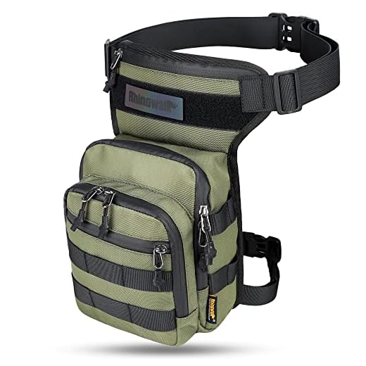 WILDKEN Pierna Bolsa Pecho Bolsa Riñonera Bolsa Táctica Militar Bolsa Bicicleta Accesorios Unisex Impermeable Senderismo Camping Pesca Montañismo Multiusos Bolsas de Viaje(Verde)