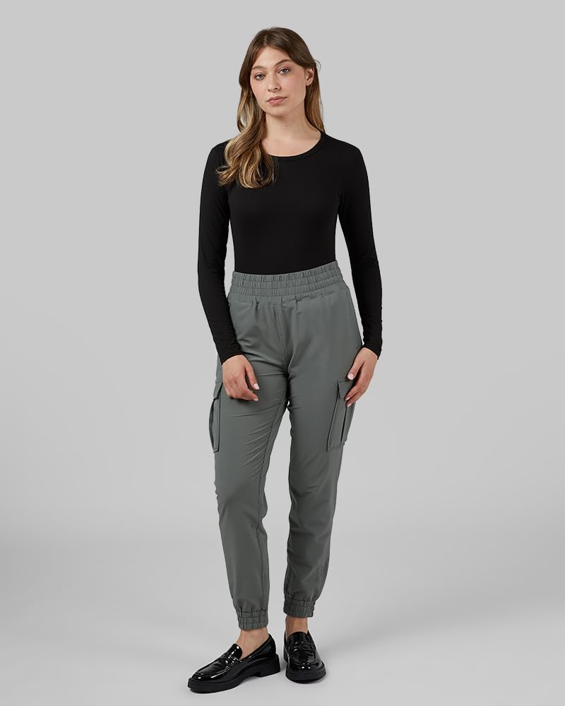 32 Degrees Heat Women's Lightweight Crew Baselayer Top | Form Fitting | Long Sleeve | 4-Way Stretch | Thermal - Image 4