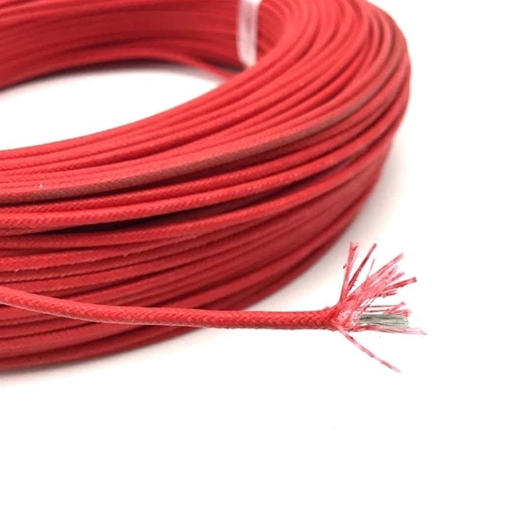 Coppertrails 5Mtr Fiber Glass Copper Wire (1.0 sq. mm, Red) for heaters, Motors and Heating Instruments (B08F695TF7) Amazon Price History, Amazon Price Tracker