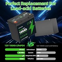 100Ah LiFePO4 Bluetooth, 15000 Zyklen Lithium Battery Bluetooth fähig BMS-Kälteschutzfunktion Zyklenlebensdauer von bis zu 1280Wh, Geeignet für Wohnmobile Boote und Camping – Ansicht 3