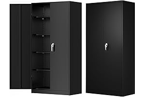 Steel Snapit Storage Cabinet - 72” Locking Metal Storage Cabinet