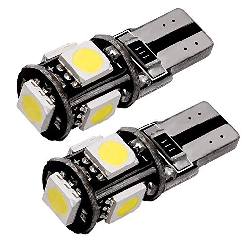 ARH Auto Accessories CANBUS | T10 | 501 | W5W | Ampoules latérales, 12 V, 5 W, Paquet de 2