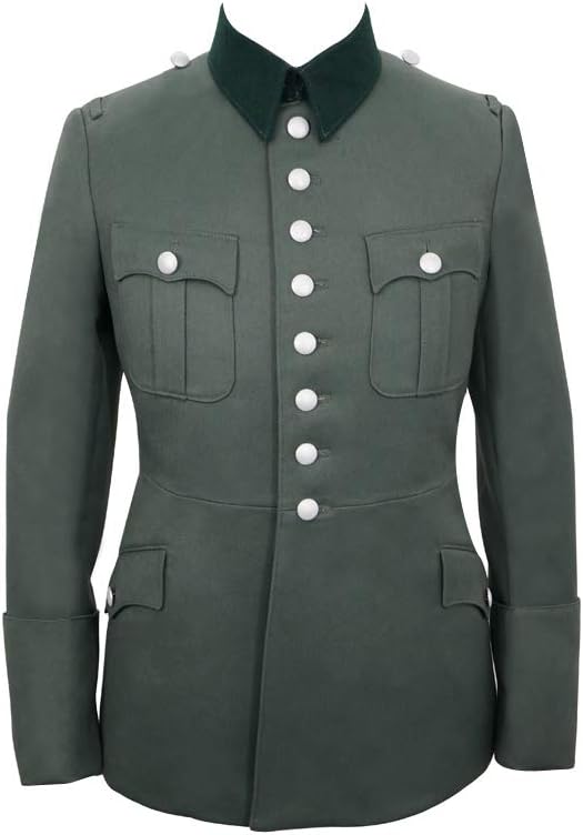 [Militaryharbor] 第二次世界大戦 ドイツ軍陸軍 M27 将校用 ギャバジン材料 ジャケット制服 軍衣 II