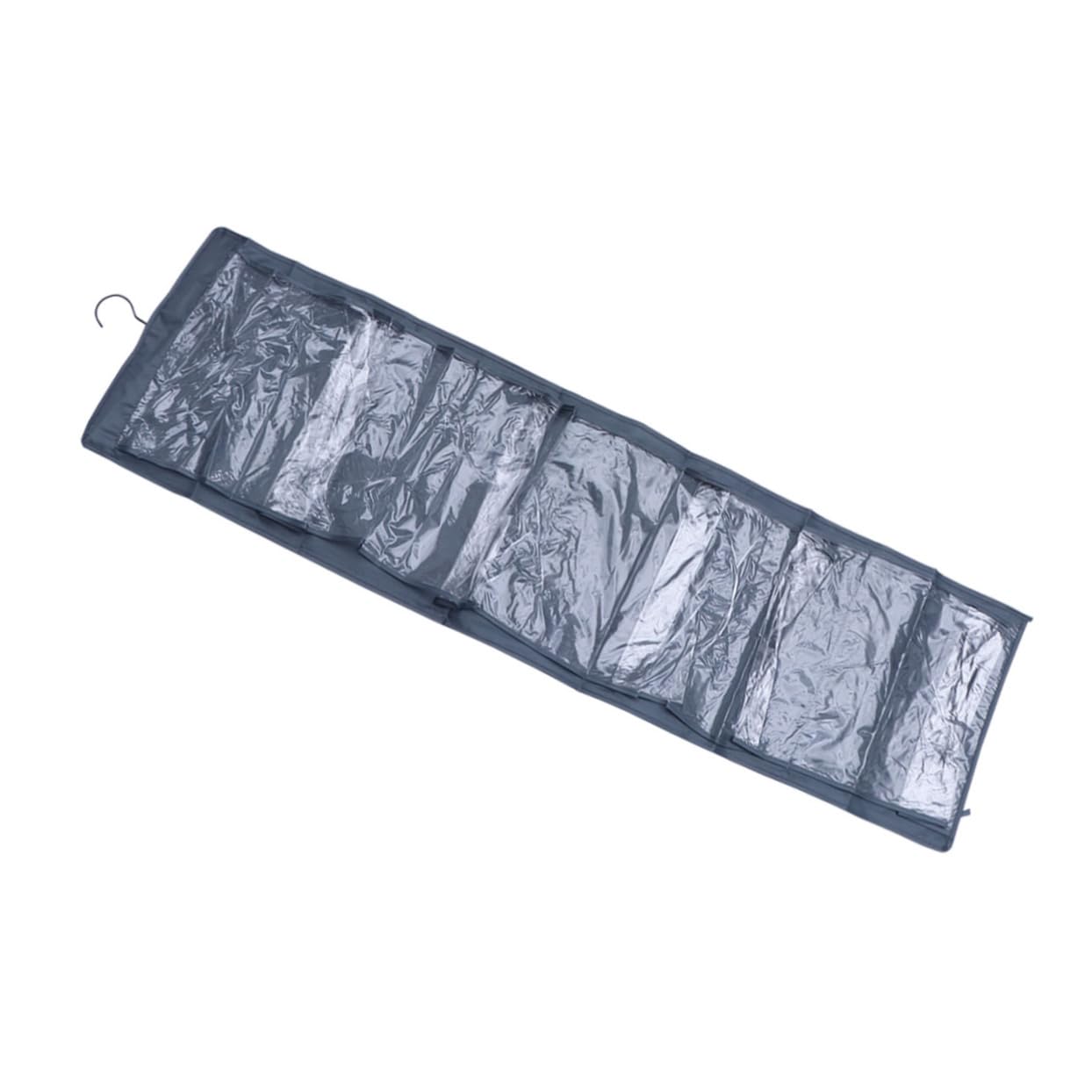 PRETYZOOM Oxford Cloth Hanging Document Organizer Storage Bag for Home and School Space Saving Wall Hanging Design Grey for Organizing Magazines Homework