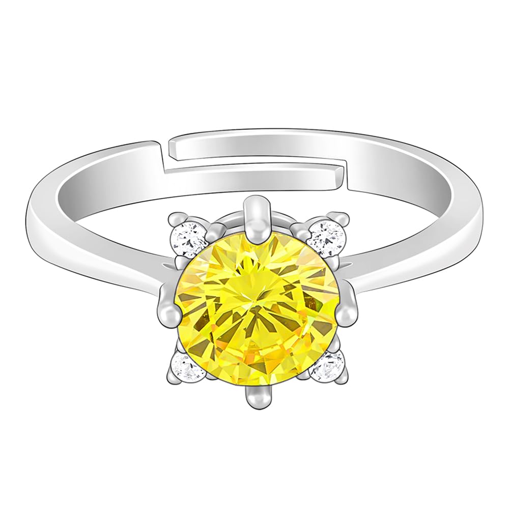 GIVA 925 Silver Amber Bloom Ring, Adjustable | Gifts for Women and Girls | With Certificate of Authenticity and 925 Stamp | 6 Months Warranty* (B0CW1ZLH7P) Amazon Price History, Amazon Price Tracker