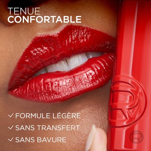 L'Oréal Paris - Laque à Lèvres Liquide Effet Vinyle - Couleur Intense & Fini Brillant - 16h* de Brillance Laquée Inarrêtable - Sans Transfert - Infaillible Laque Resistance - Teinte : Worth It