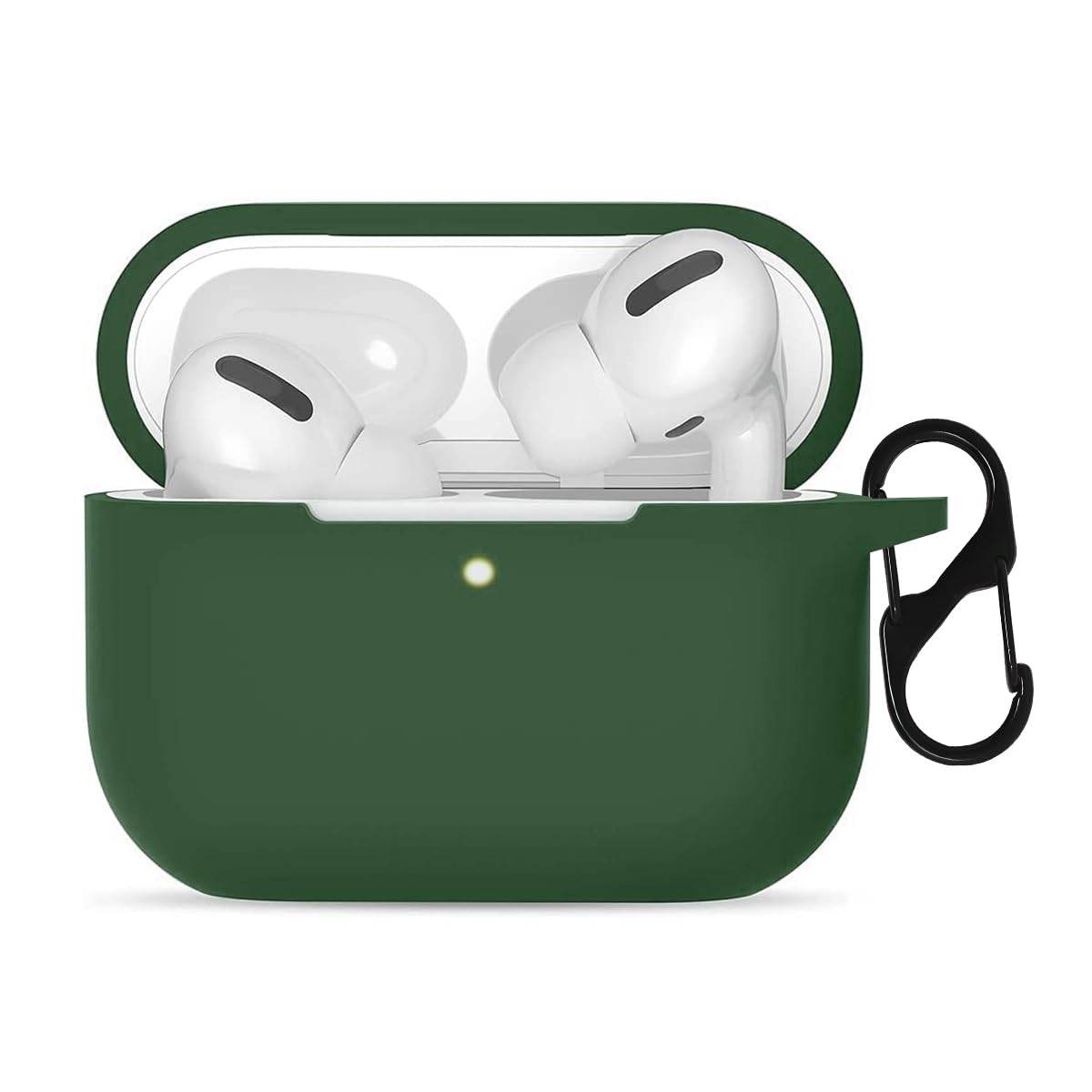 LIRAMARK Silicone Soft Case Cover with Buckle for Airpods 5 (2026) / Airpods 4 (2024), Apple airpods 4th Generation / 5th Generation case (Midnight Blue) — Amazon image 10