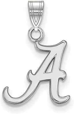 Alabama Small 1/2 Inch Pendant Sterling Silver