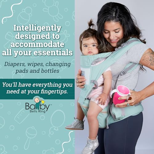 Baby Bells Ring Baby Carrier - 6-In-1 Multifunctional Baby Hip Carrier Bag thumb #6