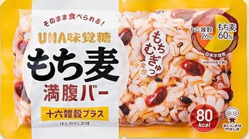 UHA味覚糖 もち麦満腹バー 十六雑穀プラス 55g×10個