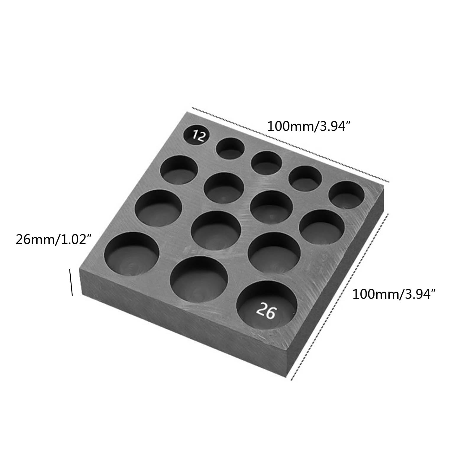 Stampo In Grafite Per Fondere Metalli - Crogiolo Per Oro E Argento - Foto 4