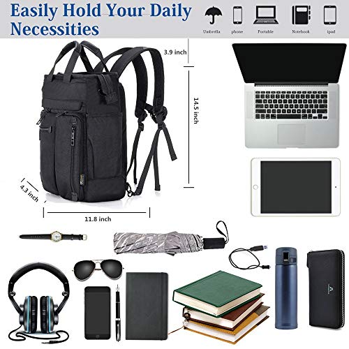 Crossbody Messenger Bag, Multifunctional Shoulder Bag, Laptop Bag for Men and Women2