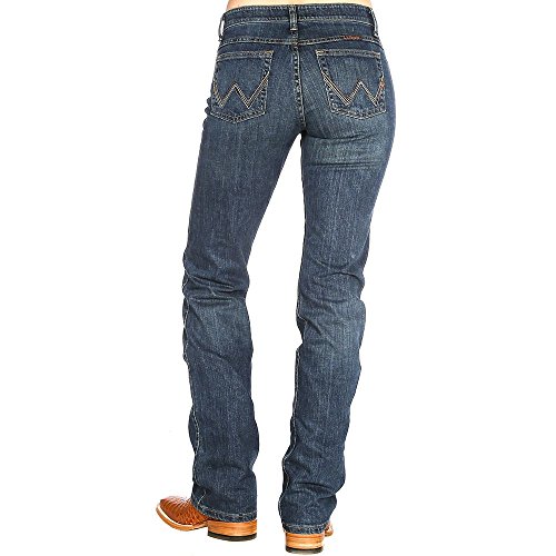 Jeans Aura Wrangler femme boot cut pour affiner la silhouette et sublimer les formes