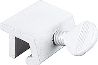 Prime-Line U 9823 Aluminum Sliding Window Security Locks, White Finish, 4-Pack – Secure Closed or Vent Position