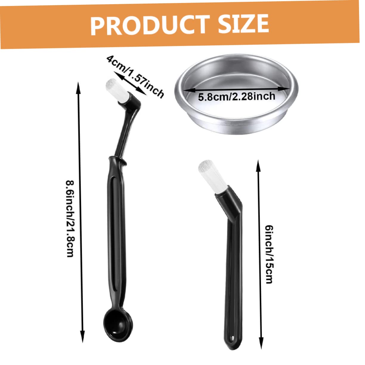 jojofuny 15 Piezas Cepillo Limpieza Para Cafeteras Botellas Vidrio Con Tapas Cepillo Espresso Cepillo Para Limpiar Cafeteras Limpiador Cafetera Café El Plastico Pincel