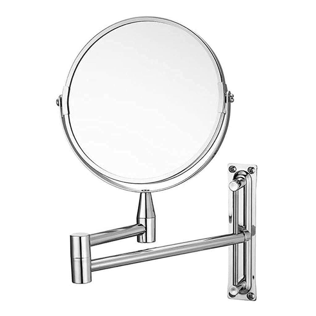 Specchio per il trucco Specchio per il trucco Specchi per il trucco, Specchio per il trucco a parete per il bagno Specchio ingranditore telescopico pieghevole Specchio per bellezza ad alta definizion