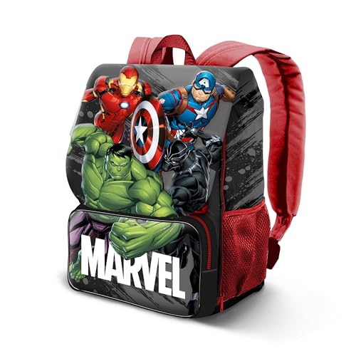 Marvel Avengers Group-Zaino Espandibile EXP, Multicolore, 30 x 45 cm, Capacità 28 L