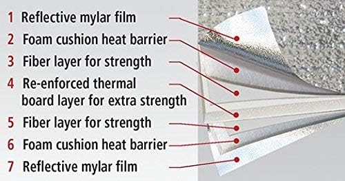 Miniatura 6 de FOLDING Parasol para parabrisas para Jeep Grand Cherokee 2011 2012 2013 2014 2015 2016 2017, todos los modelos