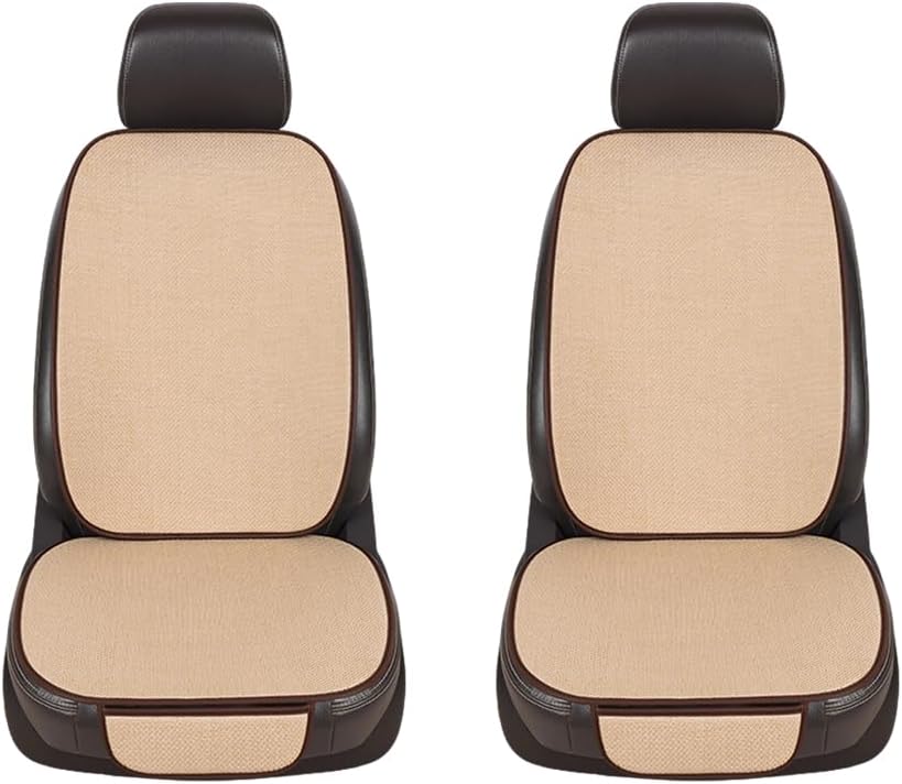 for Mitsubishi Galant 2012 2013 2014 2015 2016 2017 Car Seat Cushion,Car Front Seat Cushion Mat,Seat backrest and seat Cushion, for Travel Driving,A Beige